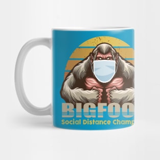 Big Foot, Social Distance Champion Mug